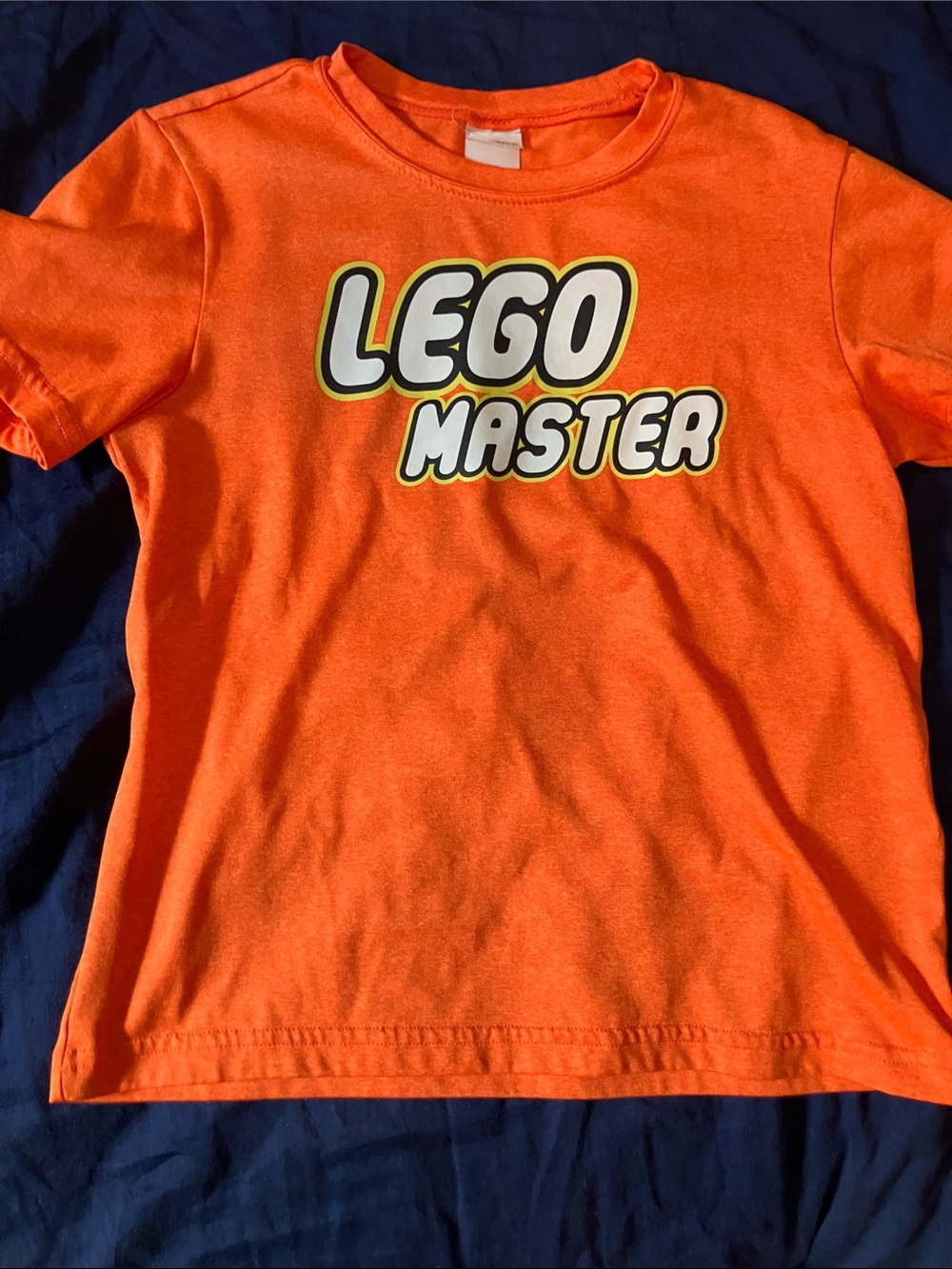 Lego Bright Orange 'LEGO Master' Short Sleeve Tee